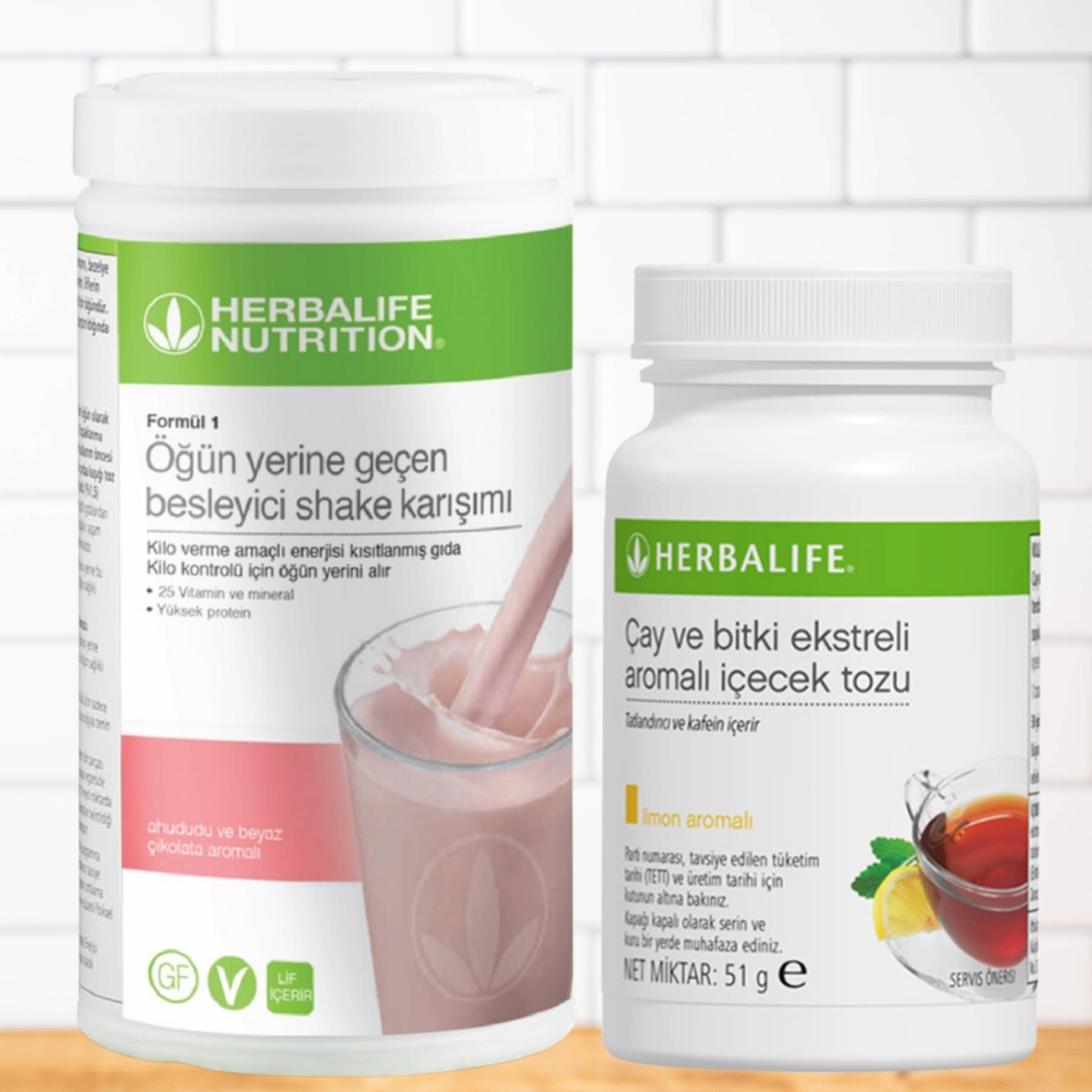 Herbalife Ahududu Shake ve Herbalife Limon Çay 50 Gr Herbalife Ahududu Shake ve Herbalife Limon Çay 50 Gr