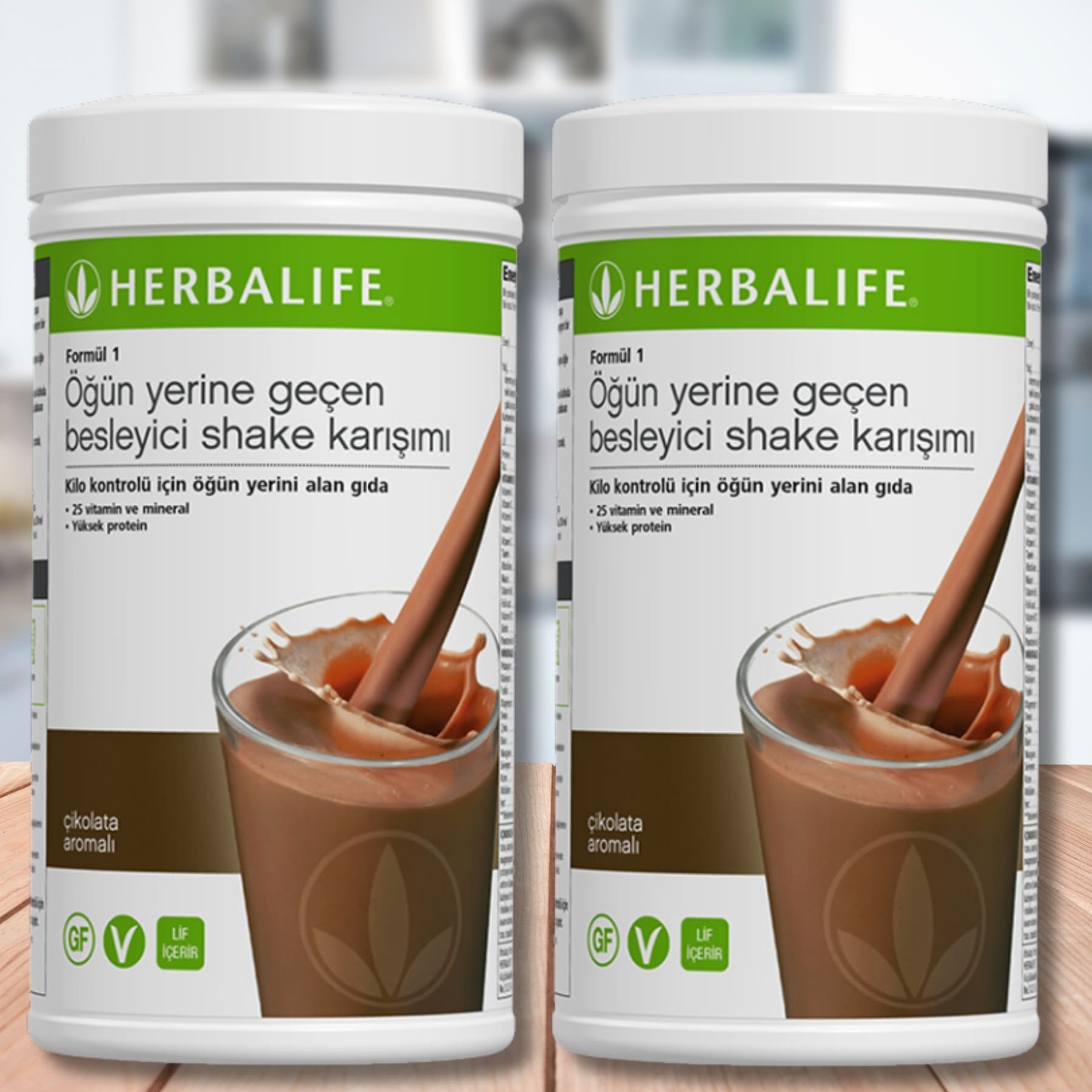 Herbalife Çikolatalı Shake 2'li Set Herbalife Çikolatalı Shake 2'li Set