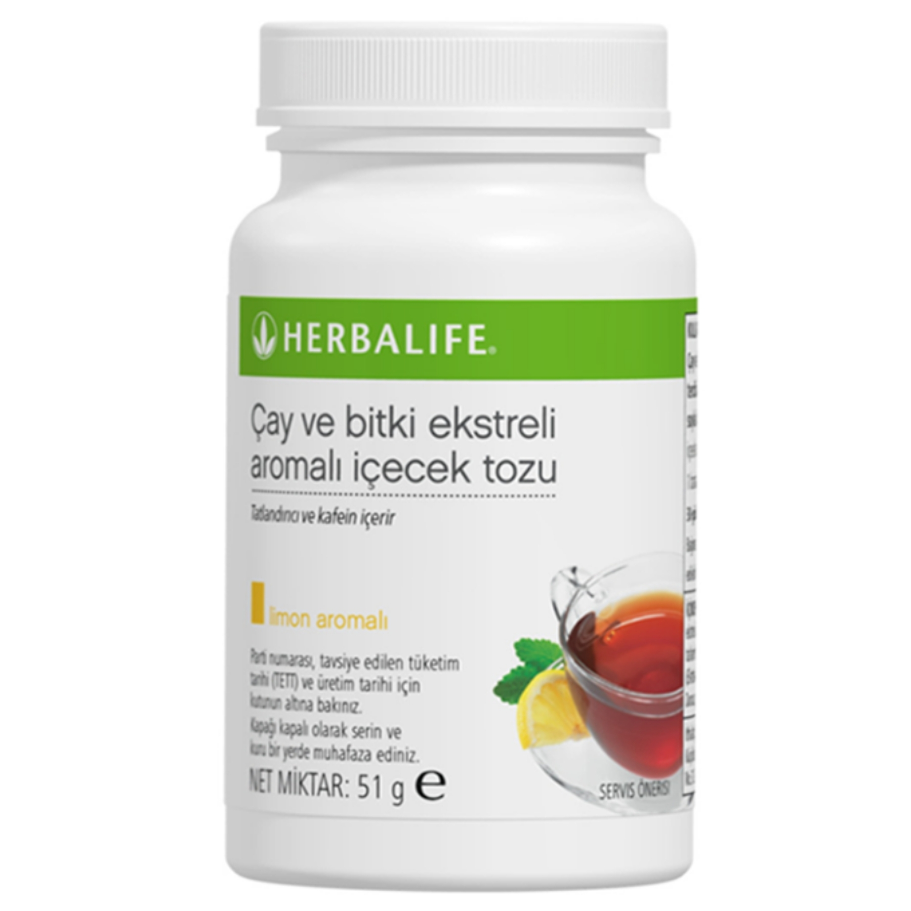 Herbalife Bitkisel Limon Konsantre Çay 50 gr Herbalife Bitkisel Limon Konsantre Çay 50 gr