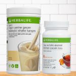 Herbalife Vanilyalı Shake ve Herbalife Şeftali Çayı 51 Gr