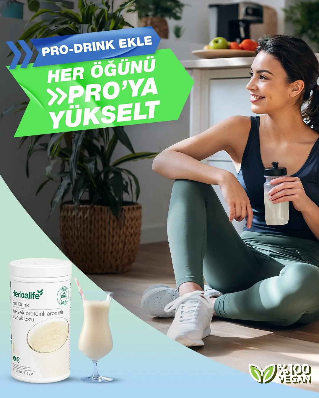 13 september carousel 1 Herbalife Pro-Drink Vanilya Aromalı 532 g - Görsel 4